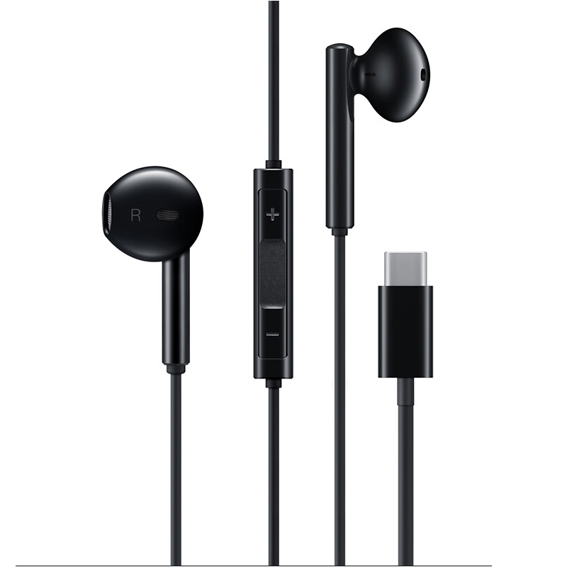 华为原装Type-C耳机华为经典耳机CM33 黑色